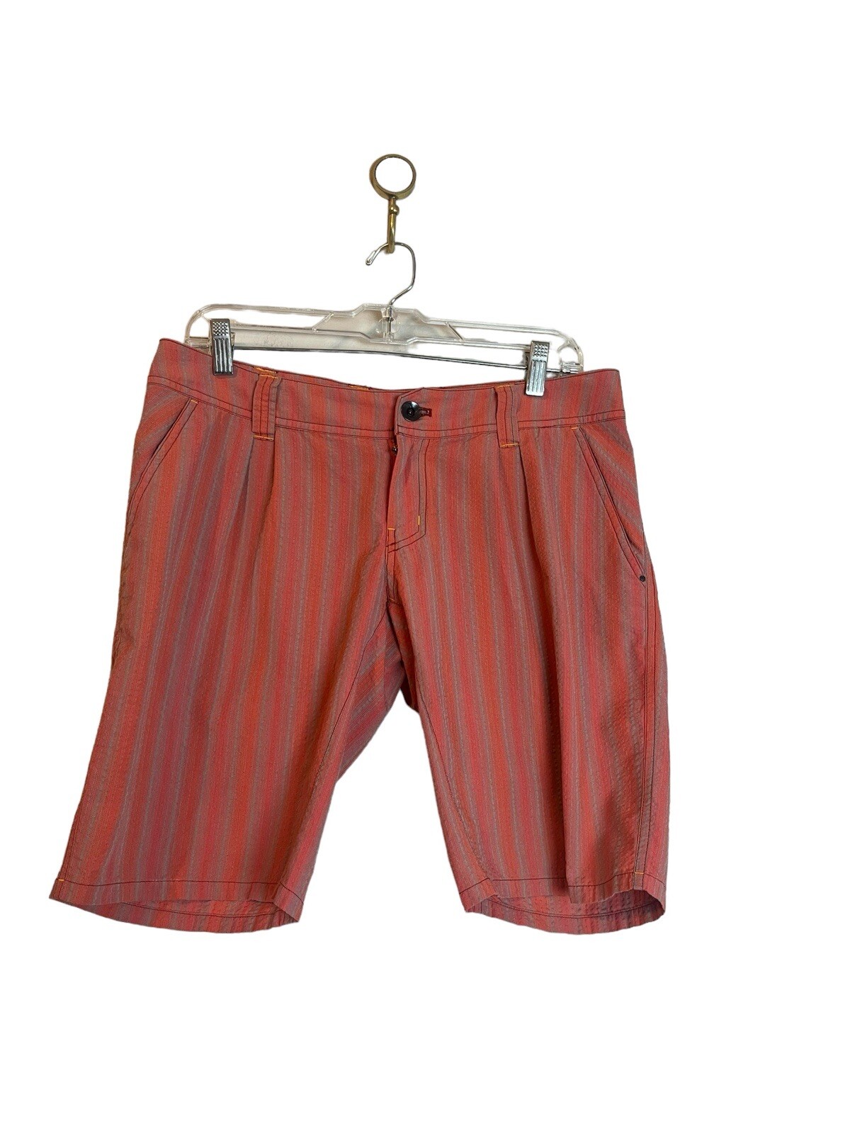 ARC'TERYX Bermuda da donna arancione Arcteryx taglia 8 con finiture a righe