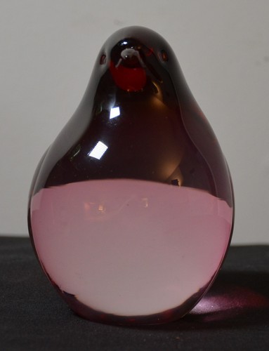 Vintage MCM Seguso Vetri d'Arte Oggetti Murano Glass Penguin 5" ITALY NOS - Picture 4 of 8
