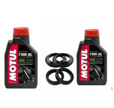 Fork Oil Seals + Motul Oils Yamaha TDR 250 TPVS TZR 250 Engine 1988-1992