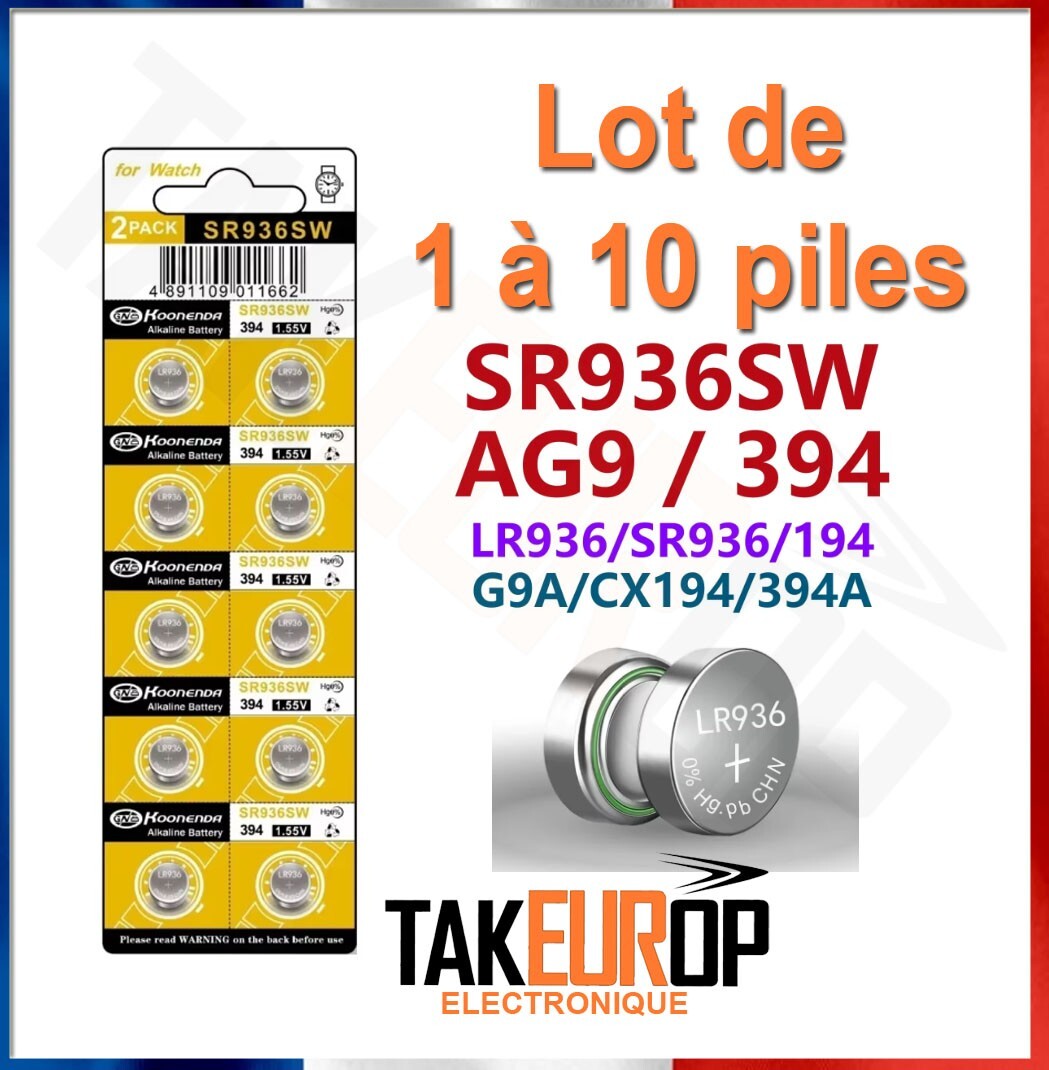Watch Battery Replacement Pile Montre 394 Equivalent HOT Swatch Battery  Replacement Pile Montre Swatch 394 Piles