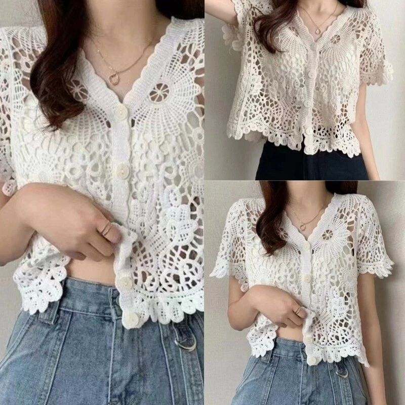 Lace cardigan best sale ebay