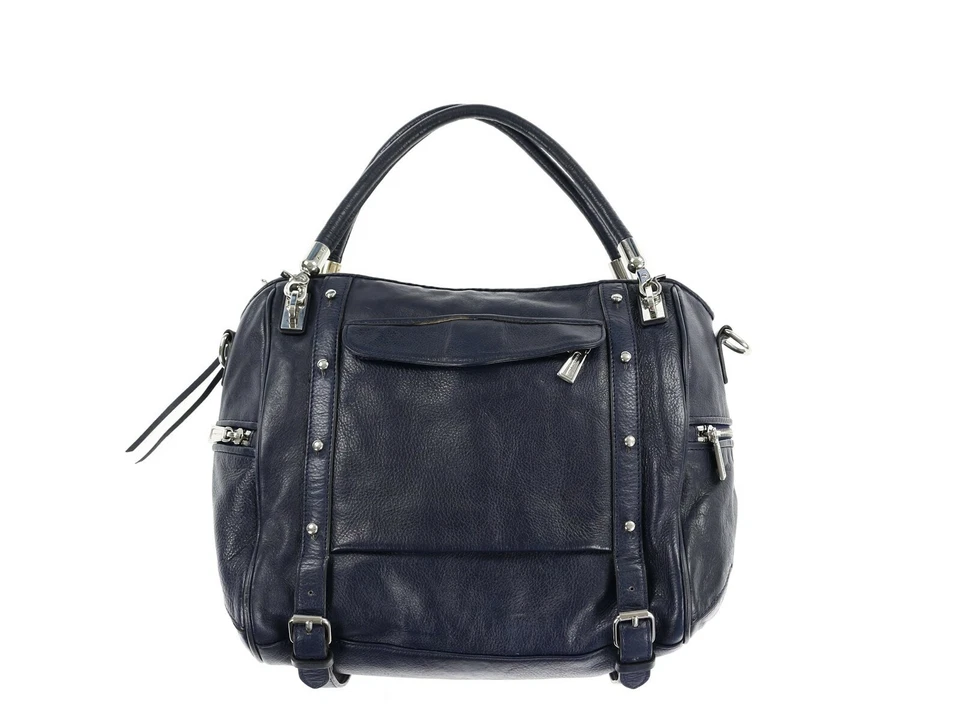 Cartera Rebecca Minkoff Cupido con correa de cuero azul marino $425 Foto 3 de 4