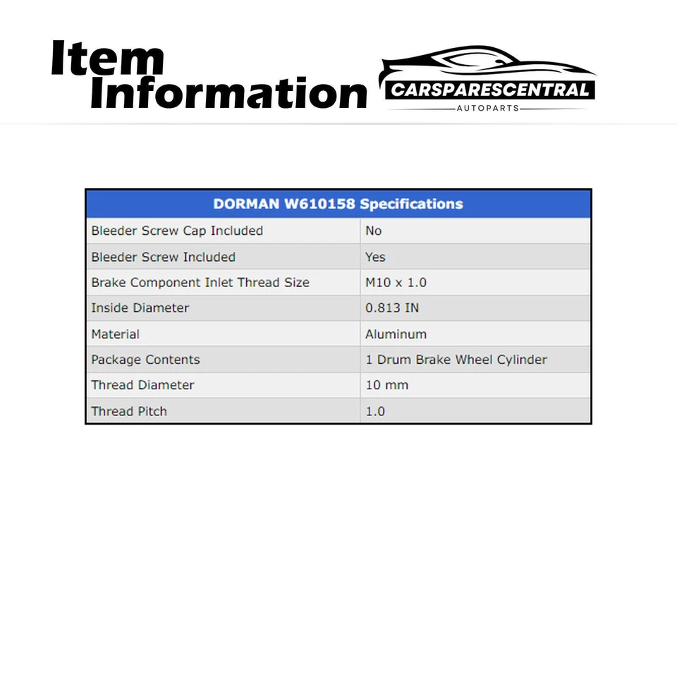 Cilindro de rueda de freno de tambor trasero 2x para Ford Transit Connect 2010 2011 2012 2,0 L Foto 4 de 4