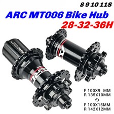 Mountain Bike NBK Sealed Bearing Hub 32/28/36 Holes Thru Axle Quick Release Hub