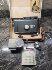 Vintage Polaroid Land Camera Model 150 Set w/Leather Case