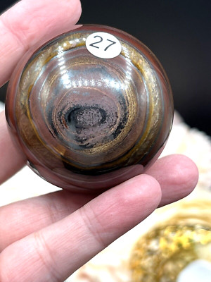 Natural Tiger Iron Spheres Amazing Mugglestone L@@K Free ship 