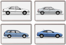 FRIDGE MAGNET - PEUGEOT 406 COLLECTION - Large Acrylic, Classic, Car