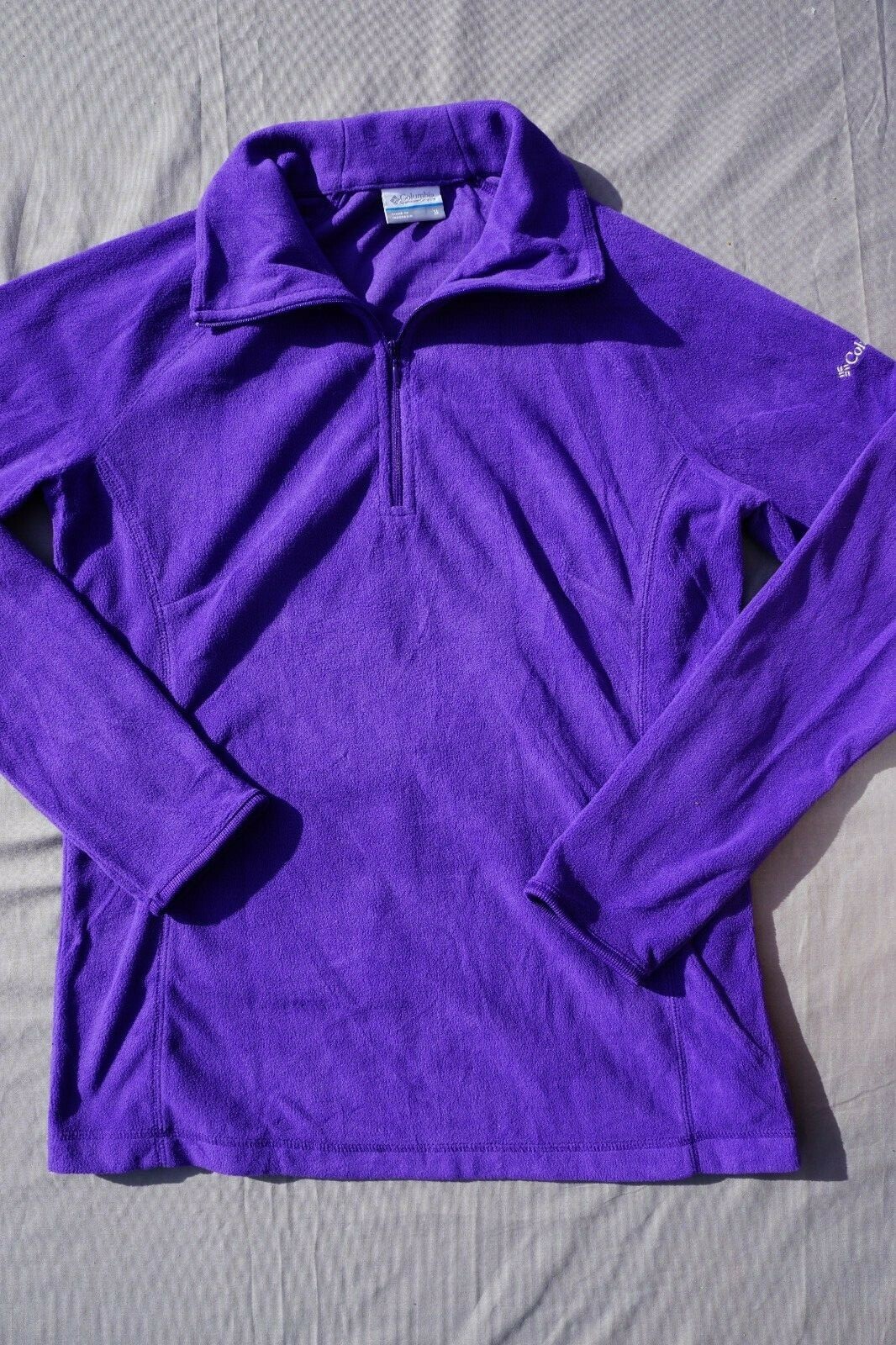Columbia Fleece Pullover Sweatshirt Top Purple Women's Size M 
