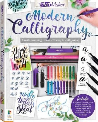 Art Maker Modern Calligraphy Kit (Art Maker Portrait) by Peter Taylor