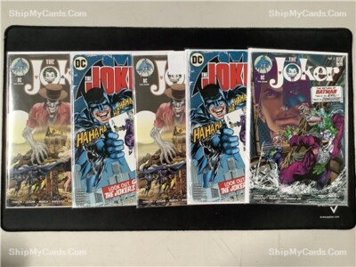 The Joker #1, #2 & #3 Neal Adams Variant Cover Batman Homage