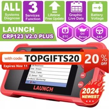 LAUNCH CRP123 PLUS Car Diagnostic Tool OBD2 Scanner SRS SAS Fault Code Reader