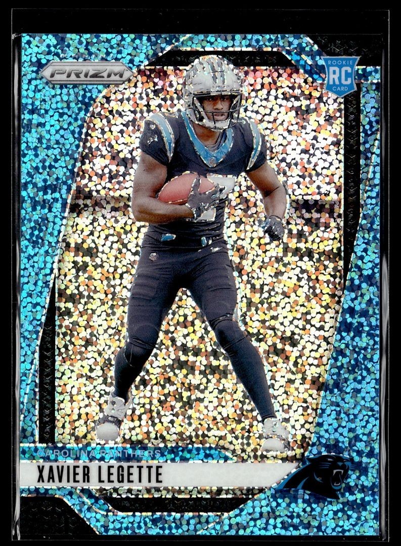 2024 PRIZM BLUE SPARKLE /96 ROOKIE 398 Xavier Legette Carolina Panthers