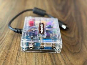 Retro-Bit Sega Dreamcast VGA Box - Clear Case - 480p VGA Output - TESTED