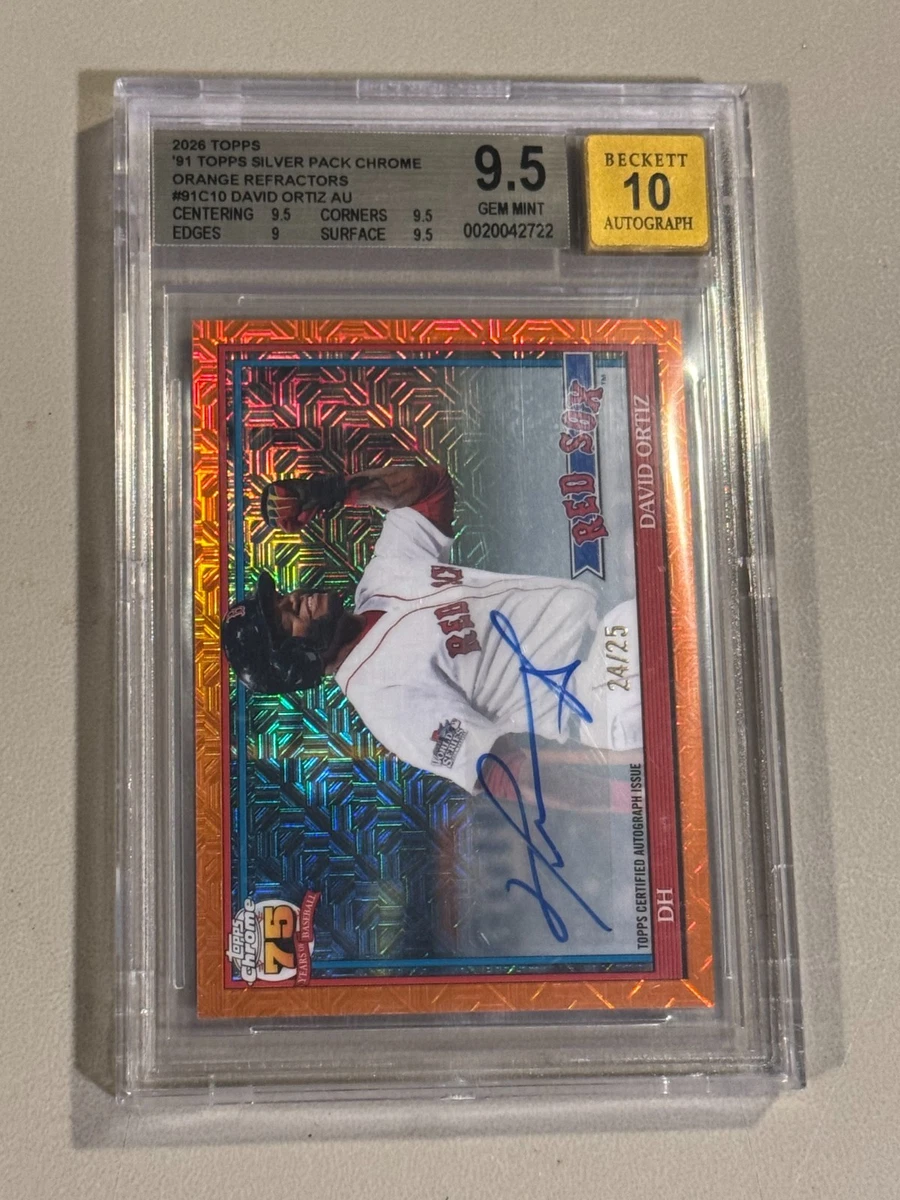 25+ David Ortiz Autographed Baseball Sports Trading Cards for sale