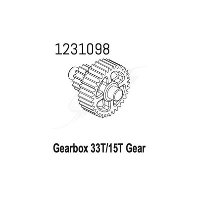 [FR] Absima Metal Gear 33T/15T-M0.6 CR4.4 - 1231098