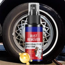 Car Rust Remover Metal Car Detailing Spray Rust Dissolver Iron Stain
