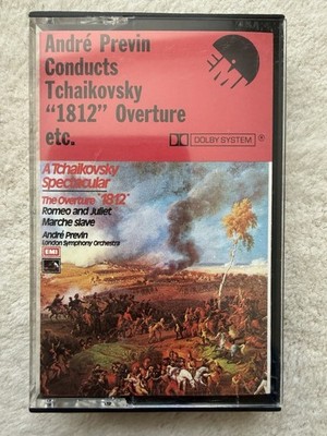 André Previn Conducts Tchaikovsky ''1812'' Overture etc. ATchaikovsky Cassette