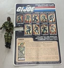 1982 G.I. Joe Ranger Stalker Figure Straight Arms With File Card Back!