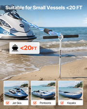 Sand Anchor, for Securing Jet Ski PWC Pontoon Kayak on Beaches and Sandbars