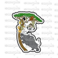 Disney Animal Kingdom vvn Premade Scrapbook Page Paper Piece die cut