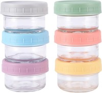 Frischhaltedosen Glas 6 StüCk 80Ml Luftdicht Bpa-Frei KüChenaufbewahrung
