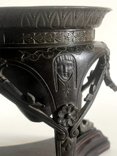 Ancien brûle parfum en bronze néo Grec / néo classique