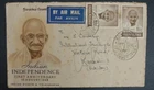 1948 India to pakistan cover FDC with Mahatama Gandhi independance anniversary