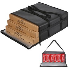 Insulated Pizza Delivery Bag Carry Hot Cool 20" Food Delivery Waterproof Zippers