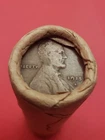 XF 1915-S LINCOLN WHEAT CENT 1913-S LINCOLN WHEAT PENNY COIN ROLL END BANKROLLED