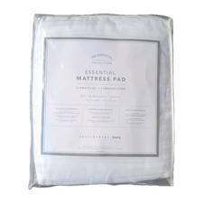 Pottery Barn Teen Essential Mattress Pad Cover White Full