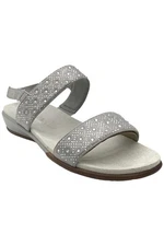 Easy Spirit Hailsey Embellished 2-band Sandal Silver