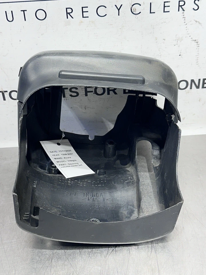 Conjunto de capas de coluna de direção de ignição Acura Integra 1994-2001 capa preta fabricante de equipamento original - Imagem 3 de 4