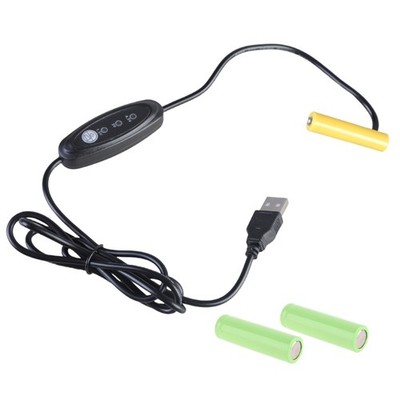 Battery Elimination Cord USB5V Power Supply Line Replace 3/4.5/1.5V 3A Battery