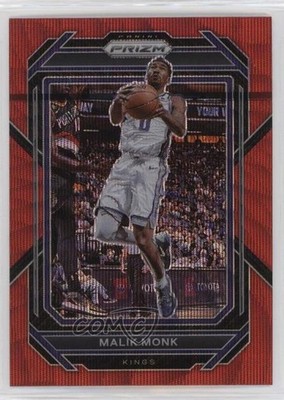 2022-23 Panini Prizm Ruby Wave Prizm Malik Monk #142 0o3x