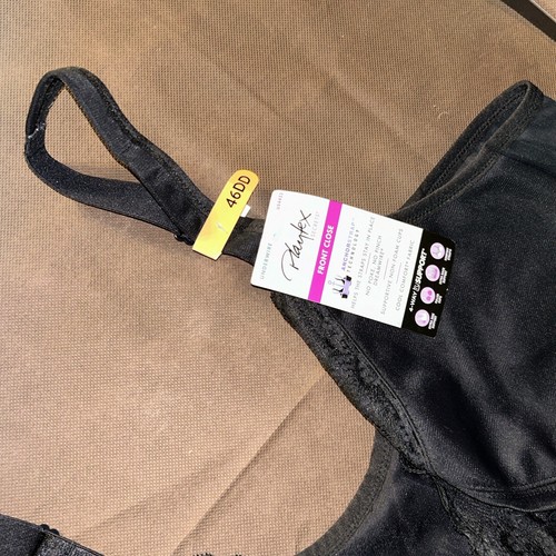 Playtex Secrets Bra Front-close underwire US4423 black 46DD no poke, cooling - Picture 17 of 17
