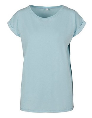 Build Your Brand Ladies´ Extended Shoulder Tee Damen T-Shirt XS S M L XL XXL
