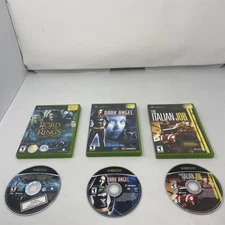 Lot of 3 Original Xbox Games – LOTR, Dark Angel, Italian Job (No Manuals)