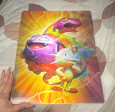 Pok mon Poster Set - Pikachu Mewtwo Charmander Squirtle Bulbasaur