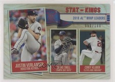 2019 Big League Stat Kings Rainbow Foil 50/100 Corey Kluber Justin Verlander 2f9