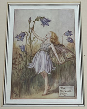 Cicely M Barker The Harebell Fairy print framed 