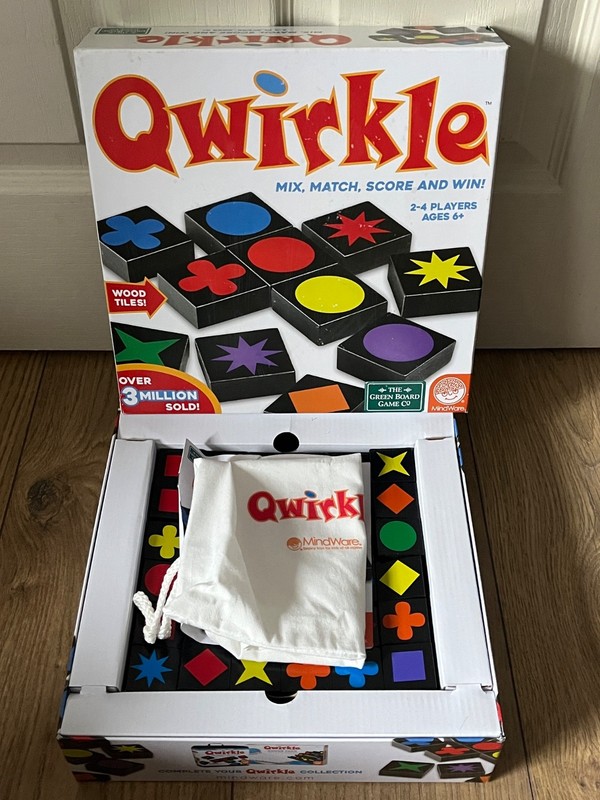 Qwirkle - Tile Game by MindWare - Complete / VGC