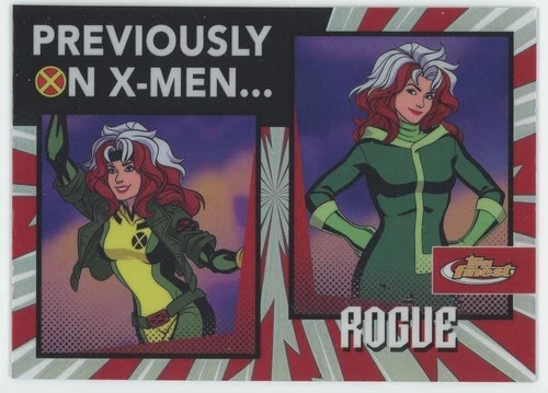 2025 Topps Finest X-Men 97 Previously on X-Men Rogue # PO-8!