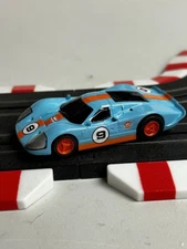NEW CUSTOM PAINTED ORIGINAL AFX FORD GT40 MARK IV ON NEW AFX MEGA G+ CHASSIS