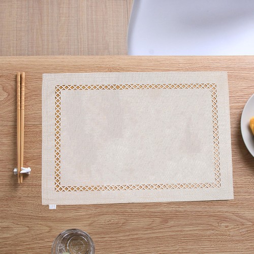 Oil-resistant Placemat Water-absorbent Placemats Square Oblong for Dining