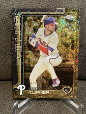 🔥Trea Turner 2025 Topps Gilded Black Gold Mini Diamond #50/50 Phillies