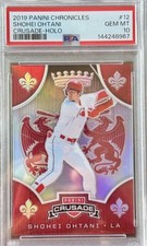 2019 Panini Chronicles - Crusade Shohei Ohtani #12 Holo Prizm PSA 10 GM