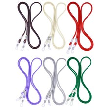 BILIONE 6 Pcs Eyeglasses Strap for Men Women, Premium Woven Wax Eye Glasses ...