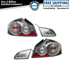 Rear Tail Lights Set Fits 11-12 INFINITI G25 07-08 G35 09-13 G37 15 Q40