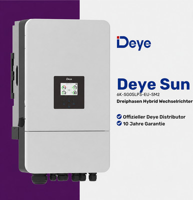 B Ware Deye SUN6K-SG05LP3EU-SM2 DreiphasenHybrid Wechselrichter 6kW  NiederVolt