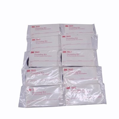 (Lot of 10) NEW 3M 3041 Hard Laminate Work Surfaces Grounding Kits, 3000 Series